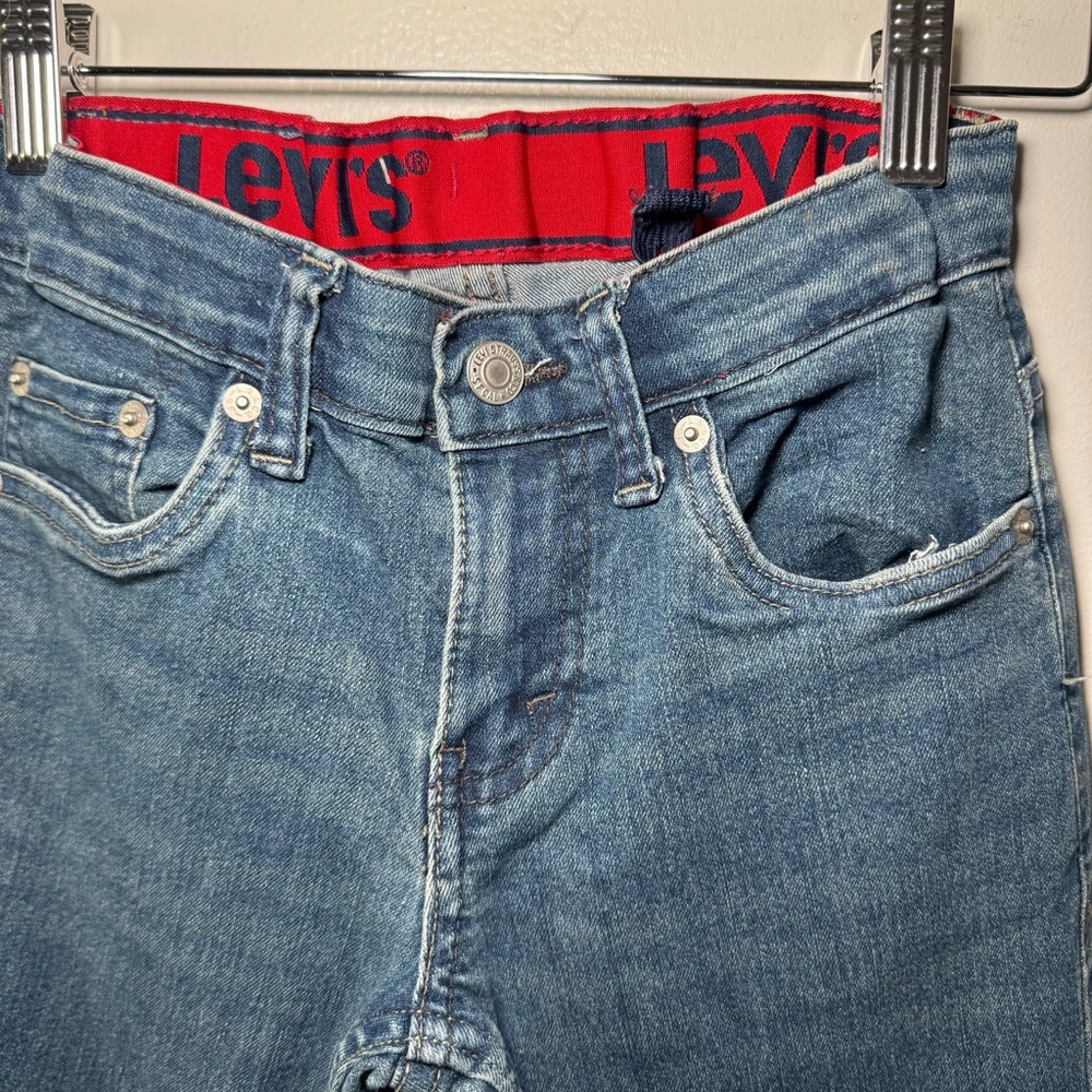 Levi's 511 Straight Leg Medium Wash Jeans Boys Size 8 - Picture 2 of 4